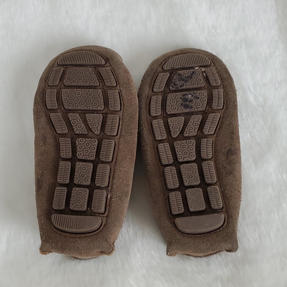 Janie and Jack suede shoes little boy size 19 - Picture 5 of 8